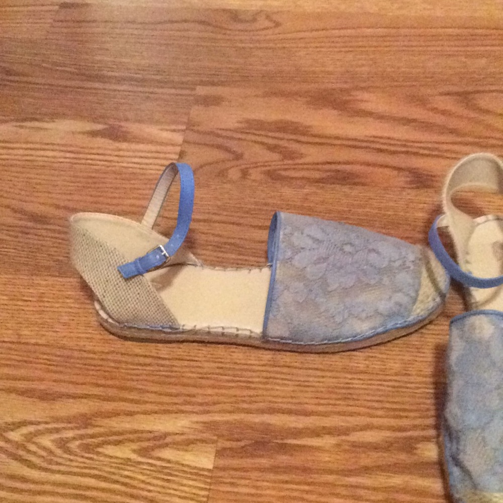 Open heel lace espadrilles - Picture 3 of 7